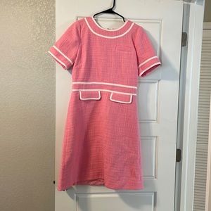 Light pink dress with white details